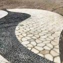银川 黄金麻冰裂缝室外铺装效果完美展示