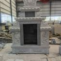 银川 芝麻灰高档墓碑、土墓，一套也支持定做