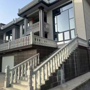 银川 芝麻白别墅阳台栏杆，楼梯栏杆