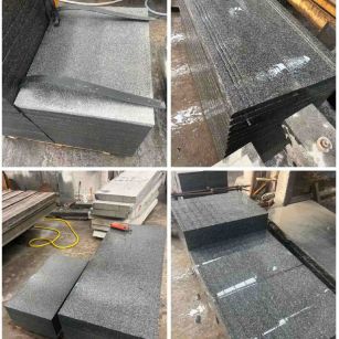 银川 芝麻黑地铺石材