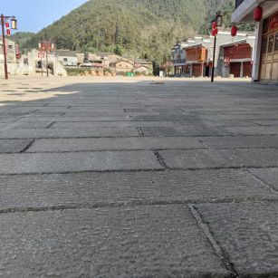 银川仿古石铺装效果