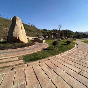 银川仿古石铺装效果