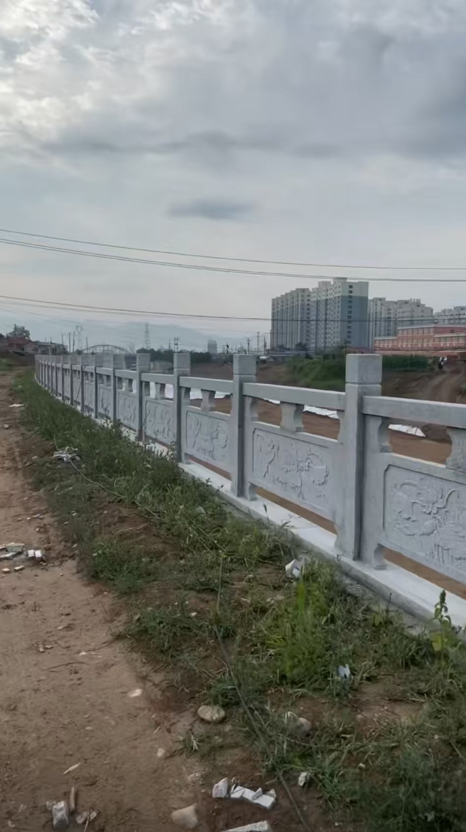 银川 石材河道栏杆