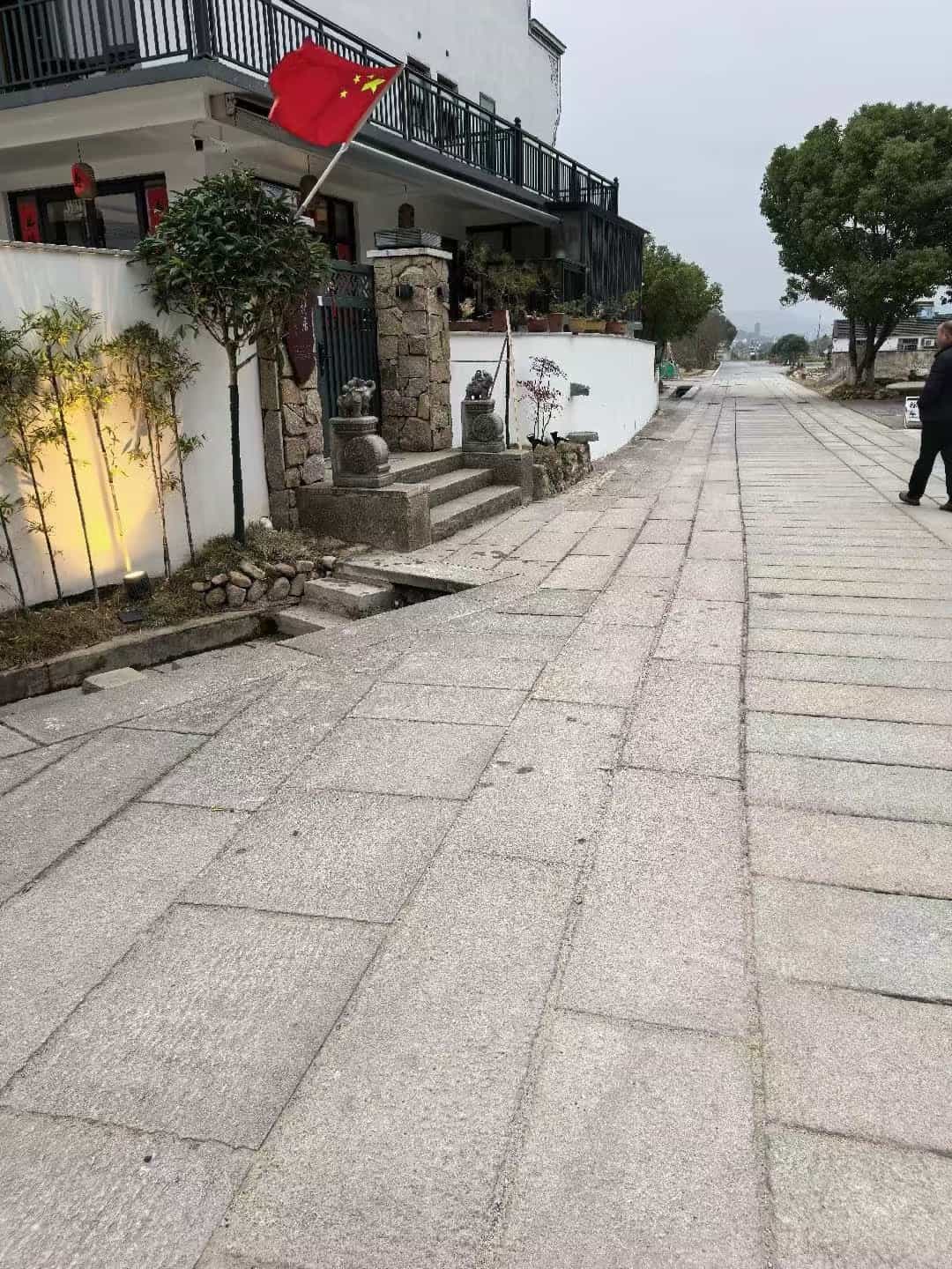 银川仿古石铺装效果