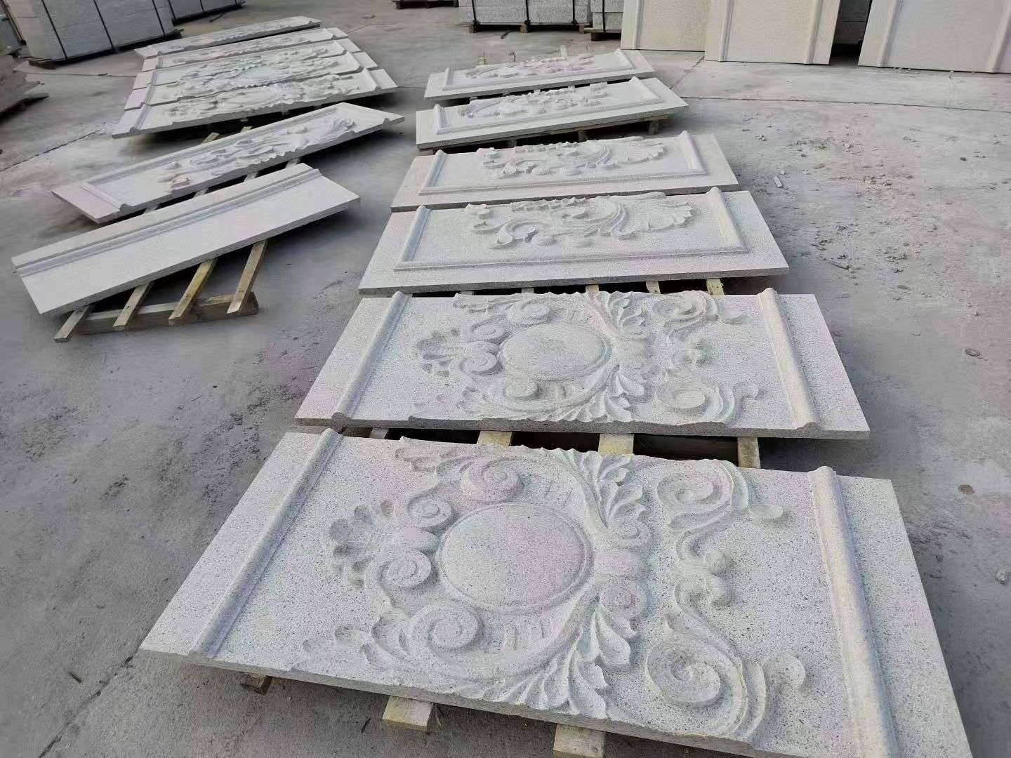 银川 芝麻白干挂雕花板