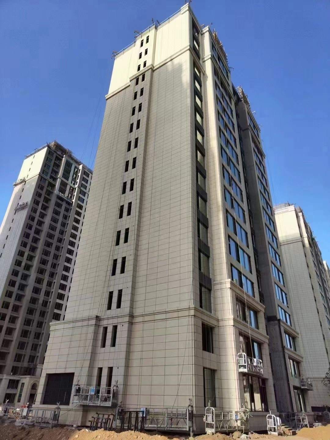 银川黄金麻高端小区，外墙干挂