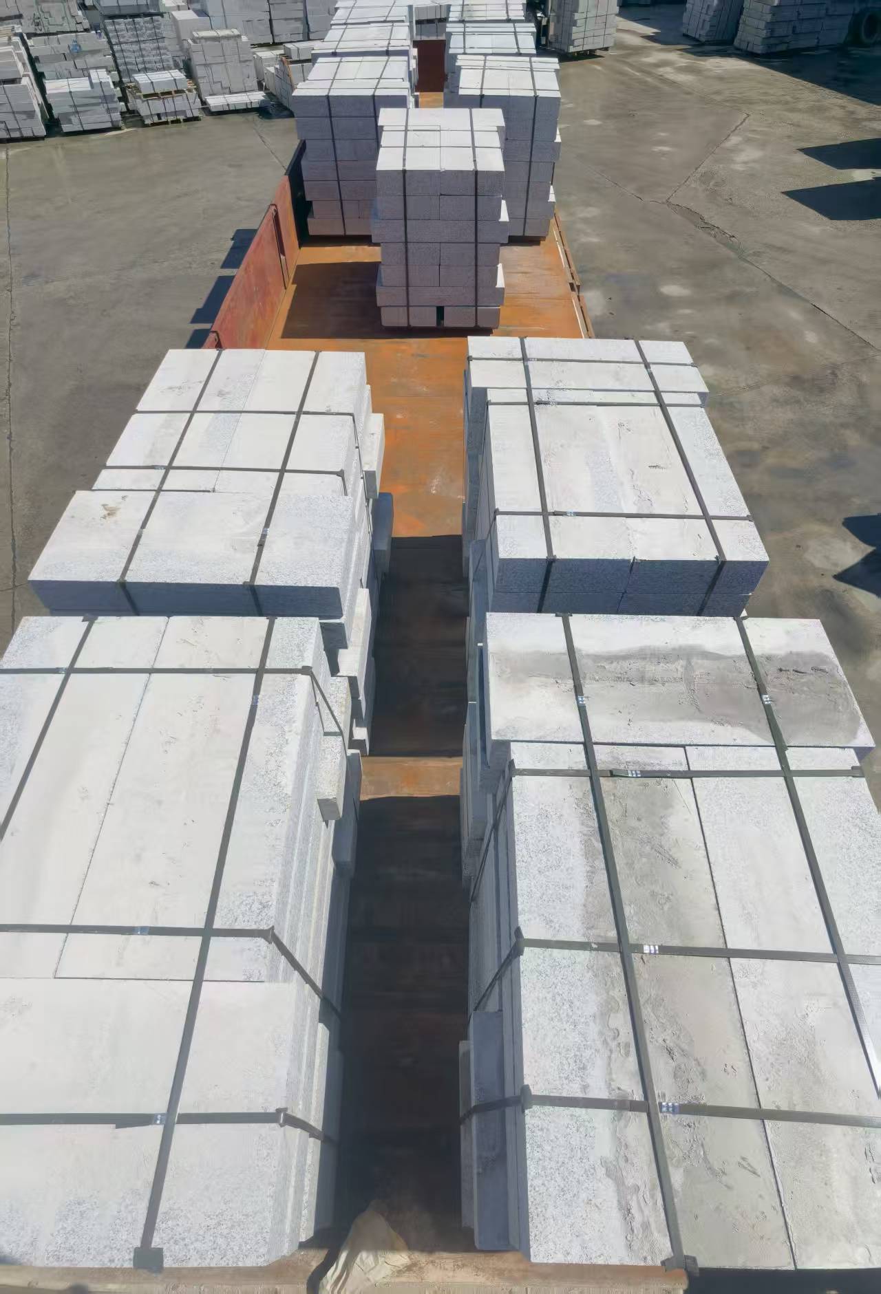 银川 路沿石装车出货