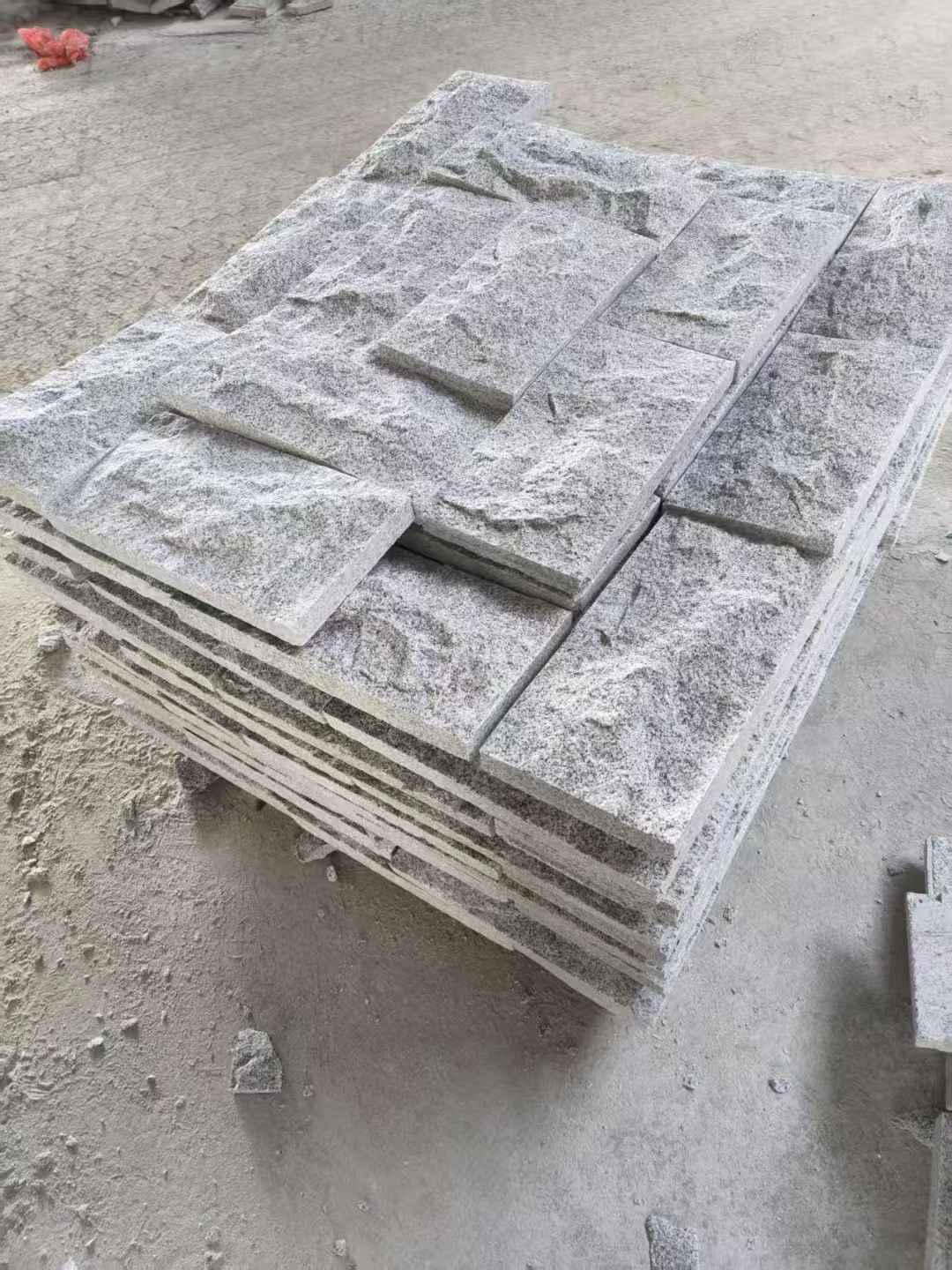 银川 芝麻白蘑菇石、自然面