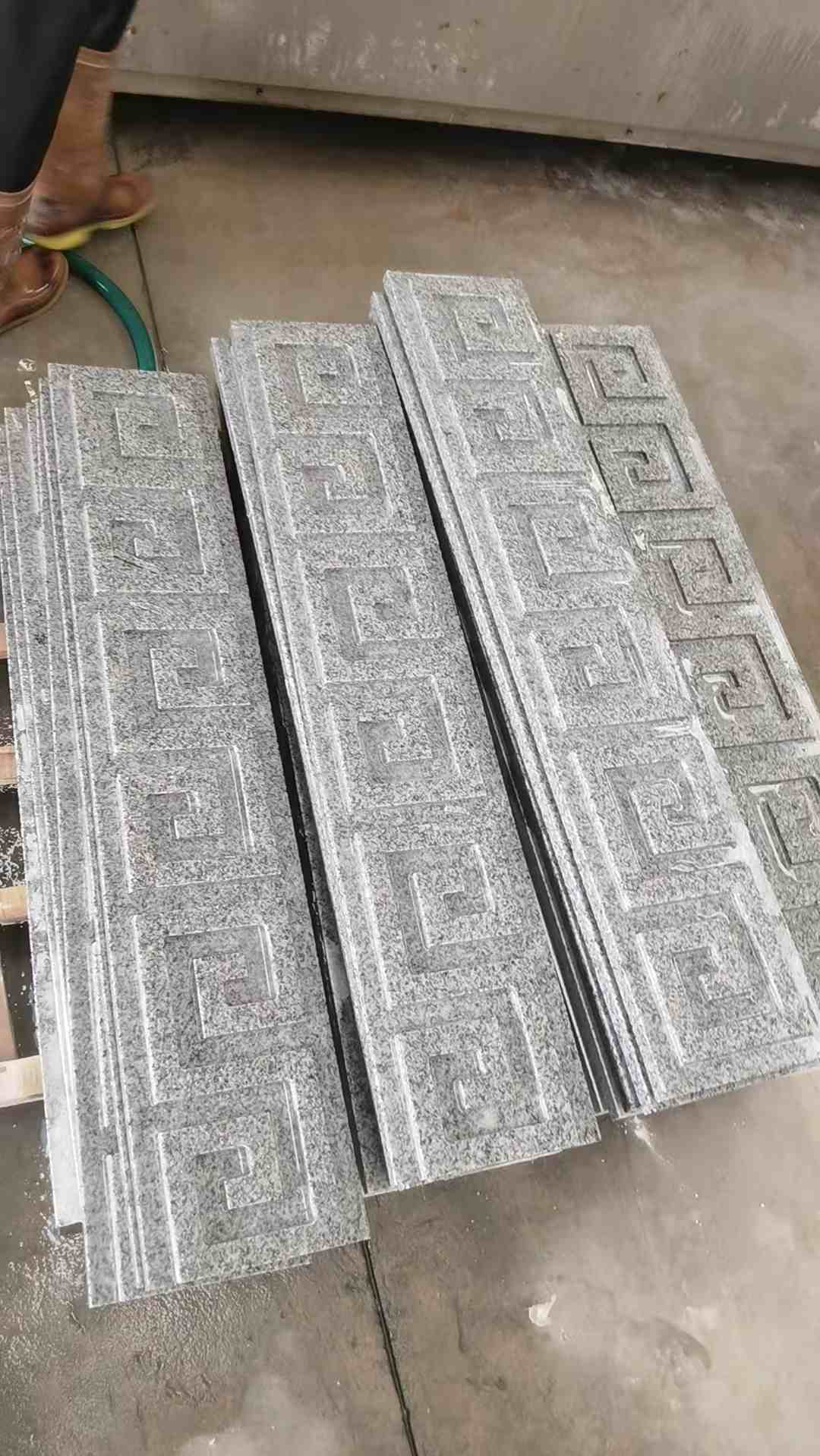 银川 别墅回纹线条，雕刻