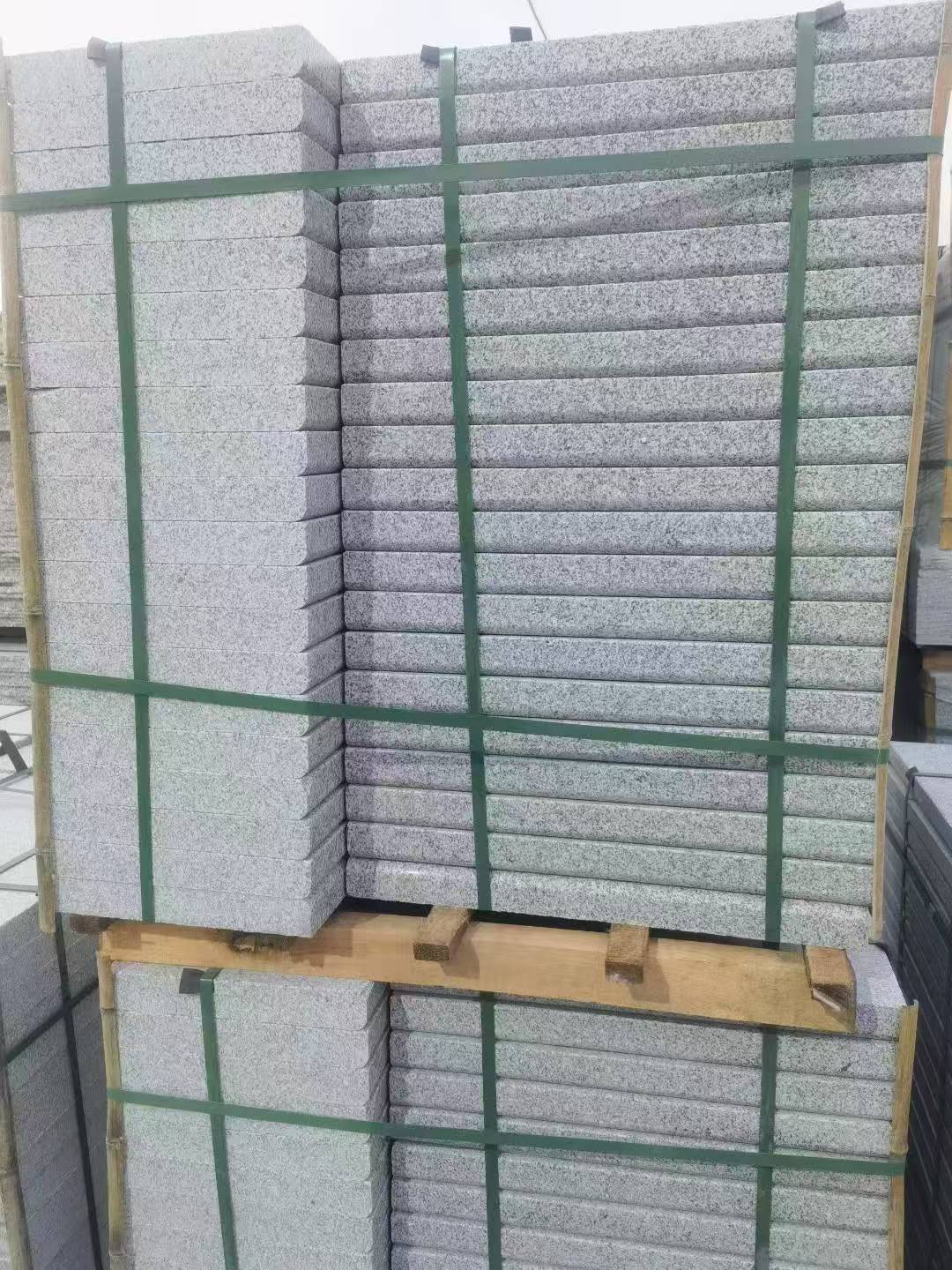 银川 5公分芝麻白，倒斜角，室外楼梯踏步